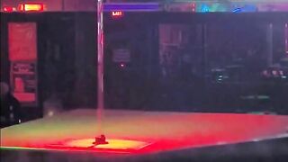 Kyra Dance's and Strips on Stage at a World Famous Strip Club