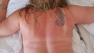 Fucking my blond wife, holiday in Crete Hotel, orgasm