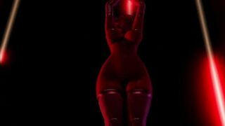 【MMD R-18 SEX DANCE】HAKU SEXY BIG ASS BIG BODY CLUB DANCE HOT BODY ホットお尻 [MMD]