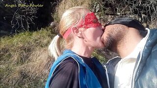 Angel Fowler Kissing Dani Danger in Forest Full HD- 1080