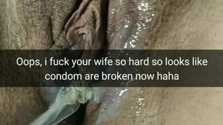 Condom broke and now your cheating wife is pregnant!