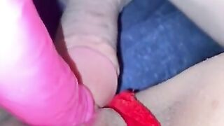 My Husband Fucking me with a Dildo