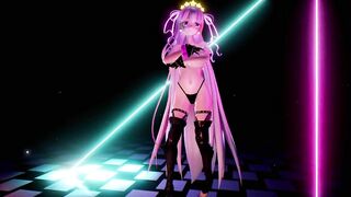 【MMD R-18 SEX DANCE】WIGGLE WIGGLE FATE BB (Byibyi) SWEET HOT CLUB BAR NAUGHTY セクシーな熱いお尻 [MMD]