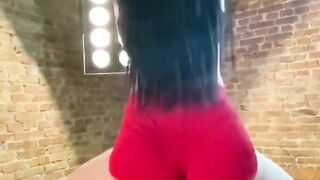 Tik Tok Flip the Switch Dancing Challenge Ends with Hard Masturbation in the Trainer's Room