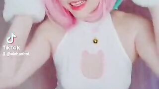 Pink Hair Egirl Dance Mmd Streamer Gamer Twitch Girl Hot Asian