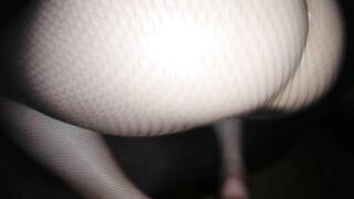 OILED BIG ASS in Fishnet Stockings Teasing you to Cum will you Resist ?