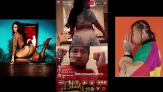 Rapper IG Live Megan the Stallion "i'm Riding that D**k Til he Cums Twice"