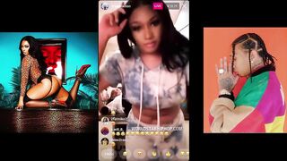 Rapper IG Live Megan the Stallion "i'm Riding that D**k Til he Cums Twice"