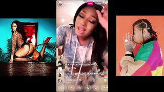 Rapper IG Live Megan the Stallion "i'm Riding that D**k Til he Cums Twice"