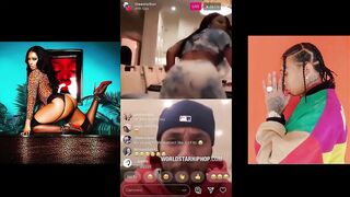 Rapper IG Live Megan the Stallion "i'm Riding that D**k Til he Cums Twice"