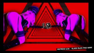 Mistress Ilsa - Pissing & Squirting Military Dildo Party