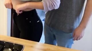 TikTok Flip the Switch Challenge Ends with Doggy and Cum on Ass - TinyTaya