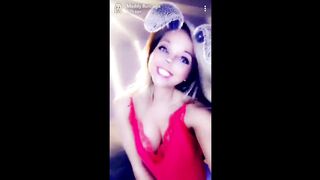 TV Reality Star Maddy Burciaga NIPSLIP Wearing a Nightie (Snapchat)