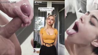 Real Russian Tik Tok. Issue # 2. Cumshot Edition