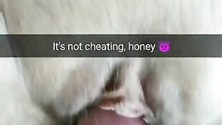 Its not cheating! His cock just rub my pussy a little!