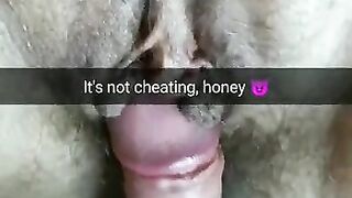 Its not cheating! His cock just rub my pussy a little!