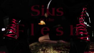 Sins of the Flesh - nun religious porn bondage sex music with SaiJaidenLillith & EveX