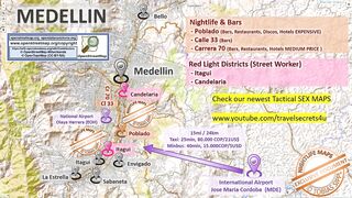 Medellin, Colombia, Sex Map, Street Prostitution Map, Massage Parlours, Brothels, Whores, Escort, Callgirls, Bordell, Freelancer, Streetworker, Prostitutes