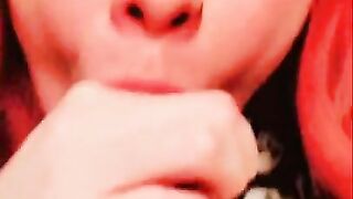 Eros Empress Goth Witch Blowjob, cumshot, cumplay and swallow