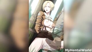 Attack on titan Hentai Animation Compilation Fuck