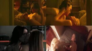 Kate Mara sex and nudity split-screen compilation