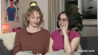 Lesbian Couple Play a Sexy Card Game