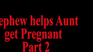 Nephew helps Aunt get Pregnant POV Part 2