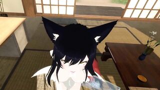 Ahri From League of Legends Gives Blowjob in Hentai VR