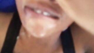 Kenyan Lady Sucks a Black cock and Gets a Facial