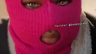 Sexy Masked girl on tiktok