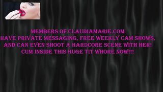 Claudia Marie - Clothes Ripped Off And Creampie From BBC