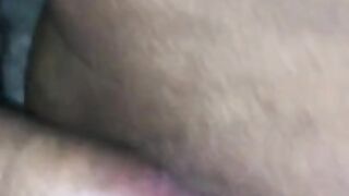 Pussy fucking and clit rubbing orgasm - close up