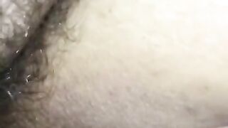 Pussy fucking and clit rubbing orgasm - close up