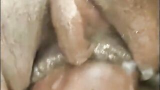 Ebony pussy is so sweet to cum inside (creampie)