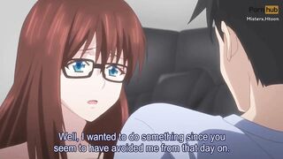 Glasses girlfriend was fuck and creampie in car (Sub Eng)(HentaiAni) - Anime, HD, 4K