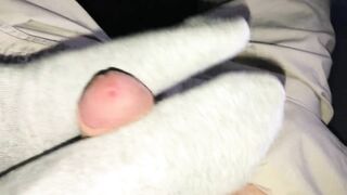 pov hot footjob in car????