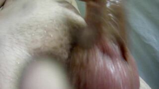 Kudoslong naked wanking is erect wet soapy cock in shower