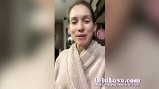 Quick behind the scenes blowjob, mirror flexing, BIG junk day eats, naked napping & more - Lelu Love