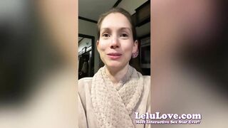 Quick behind the scenes blowjob, mirror flexing, BIG junk day eats, naked napping & more - Lelu Love