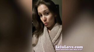 Quick behind the scenes blowjob, mirror flexing, BIG junk day eats, naked napping & more - Lelu Love