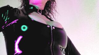 Dominatrix Eva Latex Femdom Mistress Georgeus Fetish Milf BDSM Kink PVC Solo