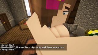 Minecraft jenny. This ass isn't gonna fuck itself part 3