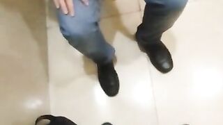 Jerking off with a guy in the mall in Mexico