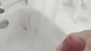 Shower masturbation. Jerk off till cum