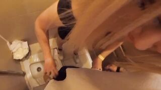 I Fucked Teen Slut in Club Toilet. CUM INSIDE OF HER