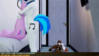 Vinyl Hotel Romp [MLP FUTA] by PixelPerry