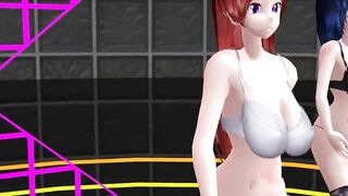 【MMD】Kasuko & others - Nostalogic【R-18】