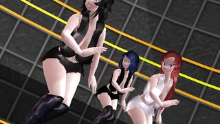 【MMD】Kasuko & others - Nostalogic【R-18】