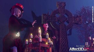 Party Hard Halloween - Futanari Fantasy 3D Animation