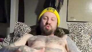 Long haired tattooed skater boy Stroking Cumshot You’ll want to taste every Drop